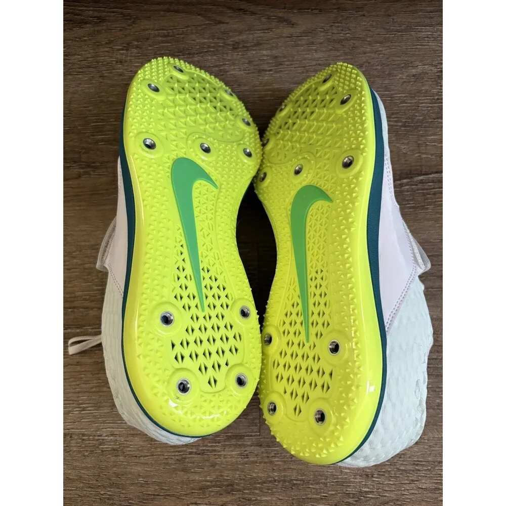 Nike High Jump Elite Track Shoes Barely Green Men’s Sz 9.5 FZ9536-100